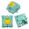 Gateron Jade Yellow Pro Open V3 Linear Keyboard Switch,5-Pin 55gf