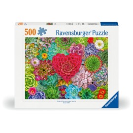 Ravensburger Succulent Love 500 Piece Jigsaw Puzzle for Adults and Kids Age 10 Years +
