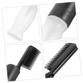 LALAFINA 2pcs Hair Dye Bottle Root Comb Bottle Squeeze Applicator Bottle Oil Comb Applicator Hair Oil Applicator Comb Applicator Bottles Hair Oil Dispenser Bottle Plastic Bottle Baking Oil