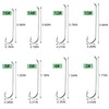 Barb Fly Fishing Hooks- 150pcs Long Shank Fly Tying Jig