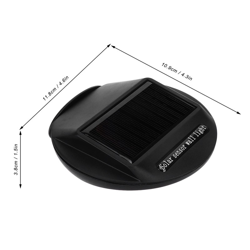 Solar Wall Lamp Sensitive Motion Sensor Weather Resistant Outdoor LED