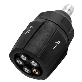 Bestgle Pressue Washer Nozzle, 5-in-1 Quick Changeover Power Washer Tips, 1/4 inch Quick Connector Adjustable Pressure Washer Tips, 3000PSI