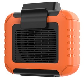 SLENPET 6000mAh Portable Waist Clip Fan with 23H Working Time, 6200RPM Strong Airflow, 3 Speeds, Rechargeable Battery Operated Personal Hands-free USB Belt Fan for Clothes Shirt Farm Work Hiking