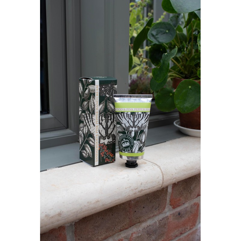 Royal Botanical Gardens, Kew Sandalwood & Pink Pepper Hand Cream,