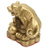 Brass Tiger Statue Sturdy Durable Brass Attract Wealth Fortune Easy