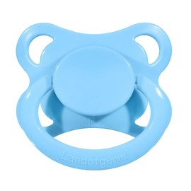 Landofgenie - Chupetes grandes para adultos, tamaño grande, con forma de luna, color azul