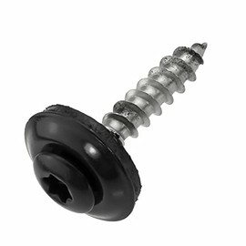 SCREW REBEL TX20 Spengler Screws Stainless Steel A2 with EPDM Sealing Washer Pack of 100 (4.5 x 20 mm - Anthracite - Pack of 100)