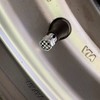 Roost Aluminum Tire Valve Cap Tire Wheel Rim Air Valve