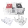 S-TROUBLE 2/6 Deck Transparent Poker Card Box PC Playing Card