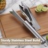 KGCGJVB 2Pcs Pineapple Eye Remover Tool Stainless Steel Peeler and