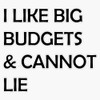 I Like Big Budgets and Cannot Lie Sticker Bumper Sticker