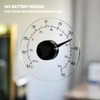 DollaTek Window Thermometer,Transparent Outdoor Thermometer Waterproof Garden Thermometer