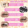calphdiar Lash Clusters 60D+80D Thick Individual Eyelashes 480PCS Wispy Cluster