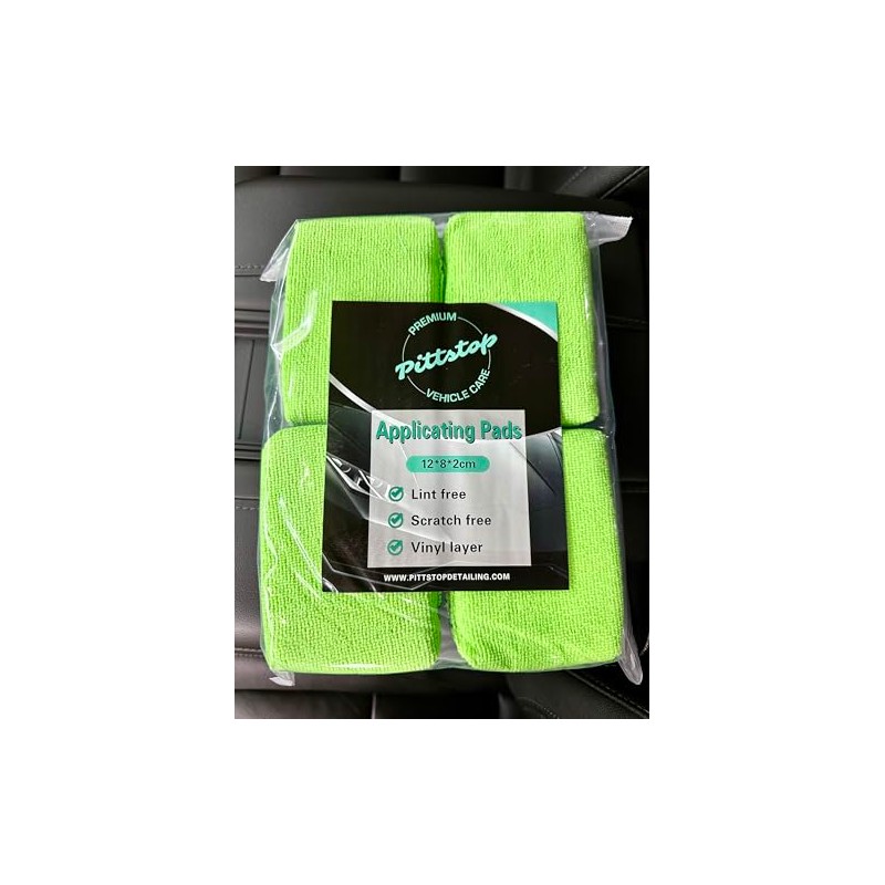 Pittstop Detailing Utility Sponge - 8 Count Applicator Pads for