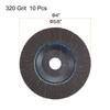 uxcell 4 Inch Flap Disc 320 Grit Sanding Grinding Wheels