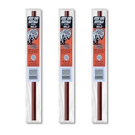 Buffalo Bob's Mild Buffalo Meat Stick 3 Pack