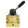 HV-02 Valve 3 Position 4 Way Hand Lever Pneumatic Air