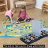 KISLANE Carrying Case for 24 Monster Jam Trucks, Kids Toy