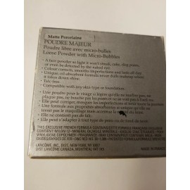 Lancôme Lancome Poudre Majeur Loose Powder w/ Micro-Bubbles Lancome Matte Porcelain .7oz