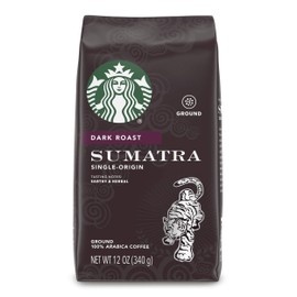 Starbucks Dark Roast Ground Coffee — Sumatra — 100% Arabica — 1 bag (12 oz.)