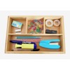 Bamboo Wooden Drawer Organiser Divider – Space Saving Multifunctional Draw