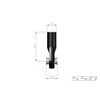 SSD M3 Long Plastic Rod Ends 10 Axial Width Steel