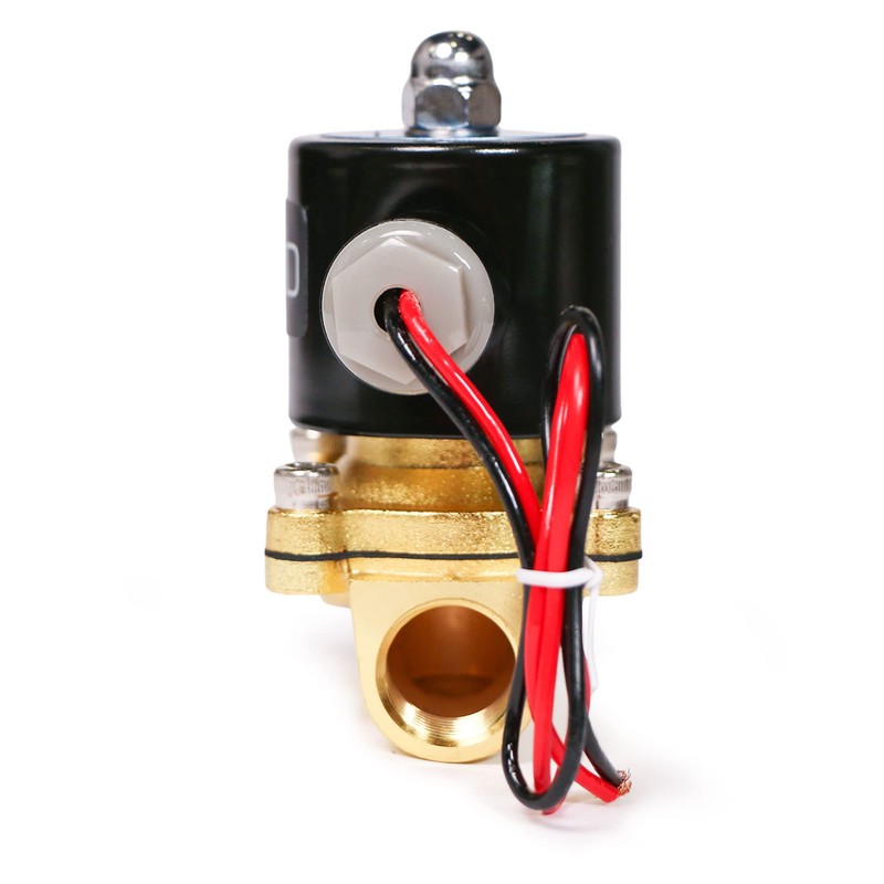 U.S. Solid Solenoid Valve - 1/2” Zinc-Alloy 12V DC Solenoid