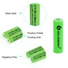 GEILIENERGY NiMH AA 600mAh 1.2V Rechargeable Batteries for Solar Lights,