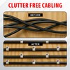 SCREWBOX® Cable Clips, 400 Pcs Durable White Wire Clips -4/6/8/10mm,