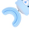 Cute Cartoon Bear Pattern U Shaped Automatic Toothbrush Electric Children