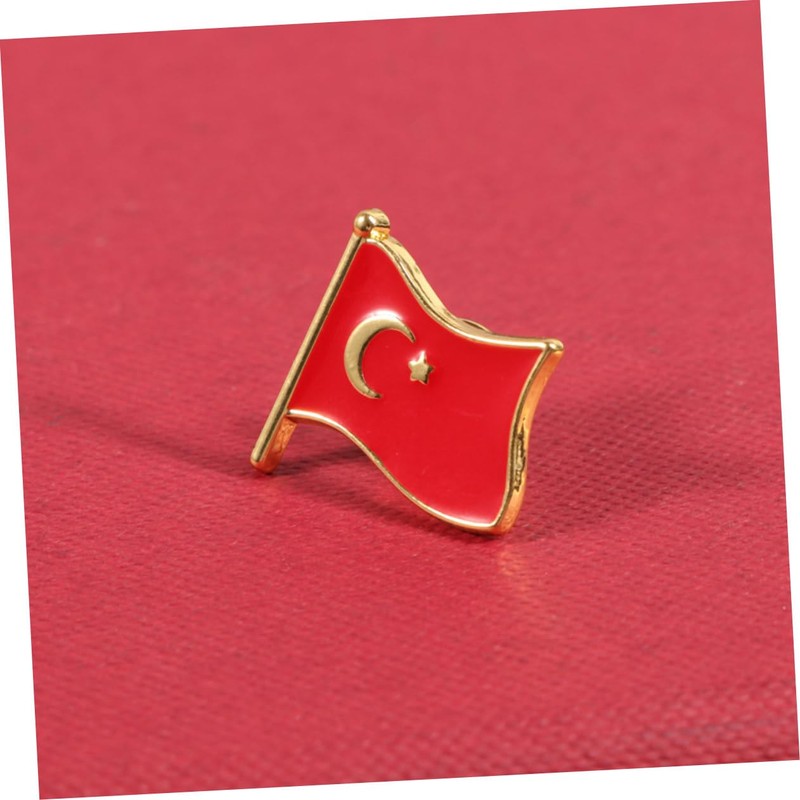 OATIPHO National Flag Brooch Creative Metal Clothes Badge for Casual