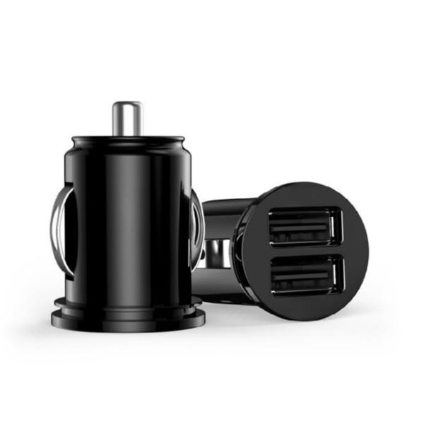 Dual Port USB Car Charger | Compact 12V Car Adapter