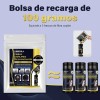 Lunixila Fibras Capilares 100g Relleno Cubre Calvicie Negro