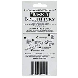 The Doctor's The Doctor's Brushpicks, Interdental Toothpicks, 120 Count (Pack of 2)