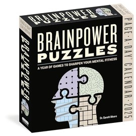 Brainpower Puzzles Page-A-Day® Calendar 2025: A Year of Games to Sharpen Your Mental Fitness