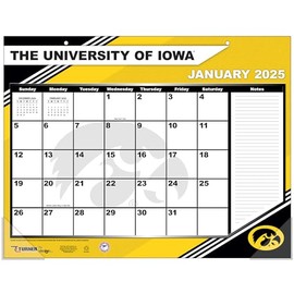 TURNER SPORTS Iowa Hawkeyes 2025 22x17 Desk Calendar (25998061492)