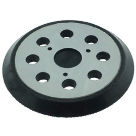1 x SabreCut OSSCPD421MH 125mm Medium Hard 8 Hole Random Orbital Sander Hook & Loop Backing Pad Compatible with DeWalt DT3600 DW421 DW423 D26453 D26451