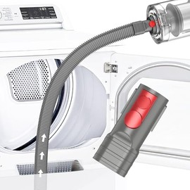 Sealegend Dryer Vent Cleaner Kit Compatible with Dyson Dryer Lint Vacuum Attachment Removes Deep Lint Adapter Compatible with Dyson V7 V8 V10 V11 V12 V15 etc Cordless Vacuum Cleaner Accessories