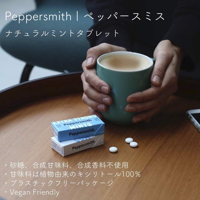Xylitol Mint Tablet [Pepper Smith] English Peppermint 1 Piece (0.5