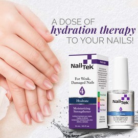 Nail Tek Hydrate Moisturizing Strengthener - 4 For Unisex 0.5 oz Nail Treatment