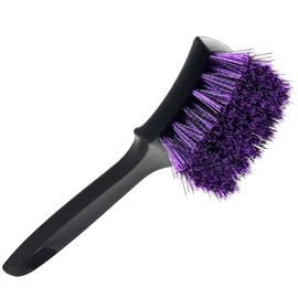 YeewayVeh Pro Tire Cleaning Brush, Gentle Stiff Mixed Bristles,Short Handle