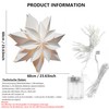 EANLOLY Christmas Star, Illuminated, Paper Stars, Christmas, 3D Star Window,