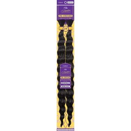 Outre Purple Pack Brazilian Bundle - Prestretched Loose Deep Bulk 24" (Natural Black)