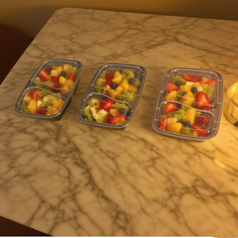 100pc 28 Oz 2-Grid Meal Prep Containers disposable, Plastic Food