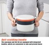 Multifunctional Round Rice Steaming Box Microwave Oven Special Lunch Box
