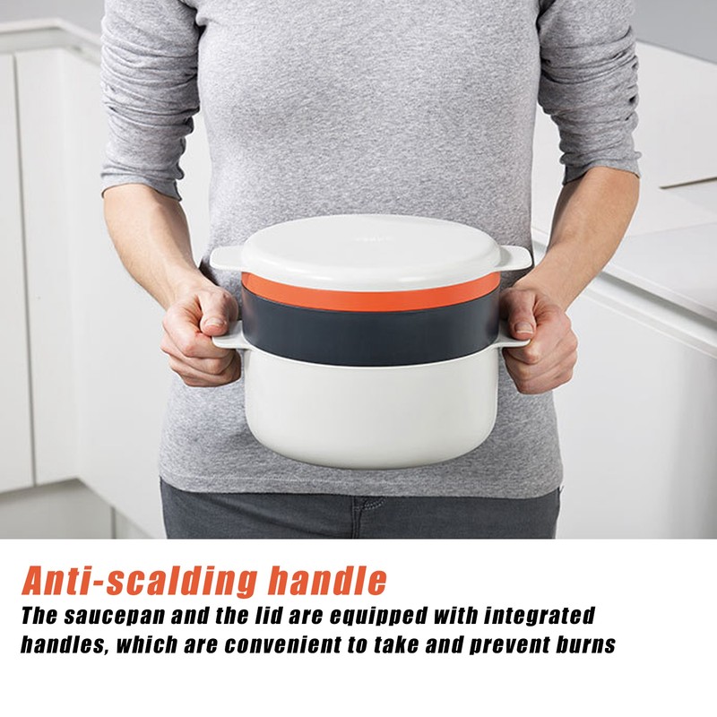 Multifunctional Round Rice Steaming Box Microwave Oven Special Lunch Box