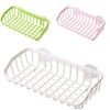 Galepromot Pink Multifunctional Drain Rack, Hanging Storage Rack Drain Rack