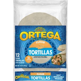 Ortega Flour Tortillas, 6 Inch, 12 Tortillas