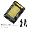 Sletend Slim Minimalist Wallet Gothic Skull Butterfly Moth RFID Blocking