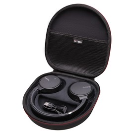LTGEM - Funda Compatible con Auriculares Sony WH-CH720N / WH-CH520 / WHCH710N / WH-CH510 con cancelación de Ruido, Color Negro